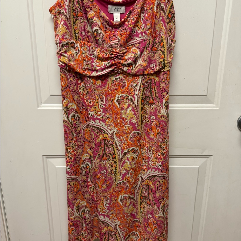 LOFT | Women’s Paisley Dress Size 14